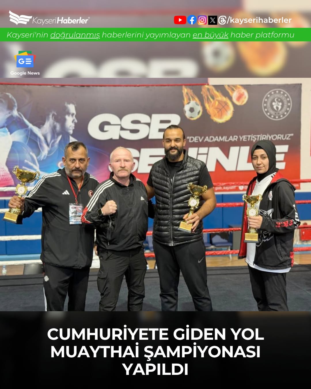 Kayseri'de Cumhuriyet Coşkusu Muaythai ve Jujitsu Şampiyonasıyla Yaşandı