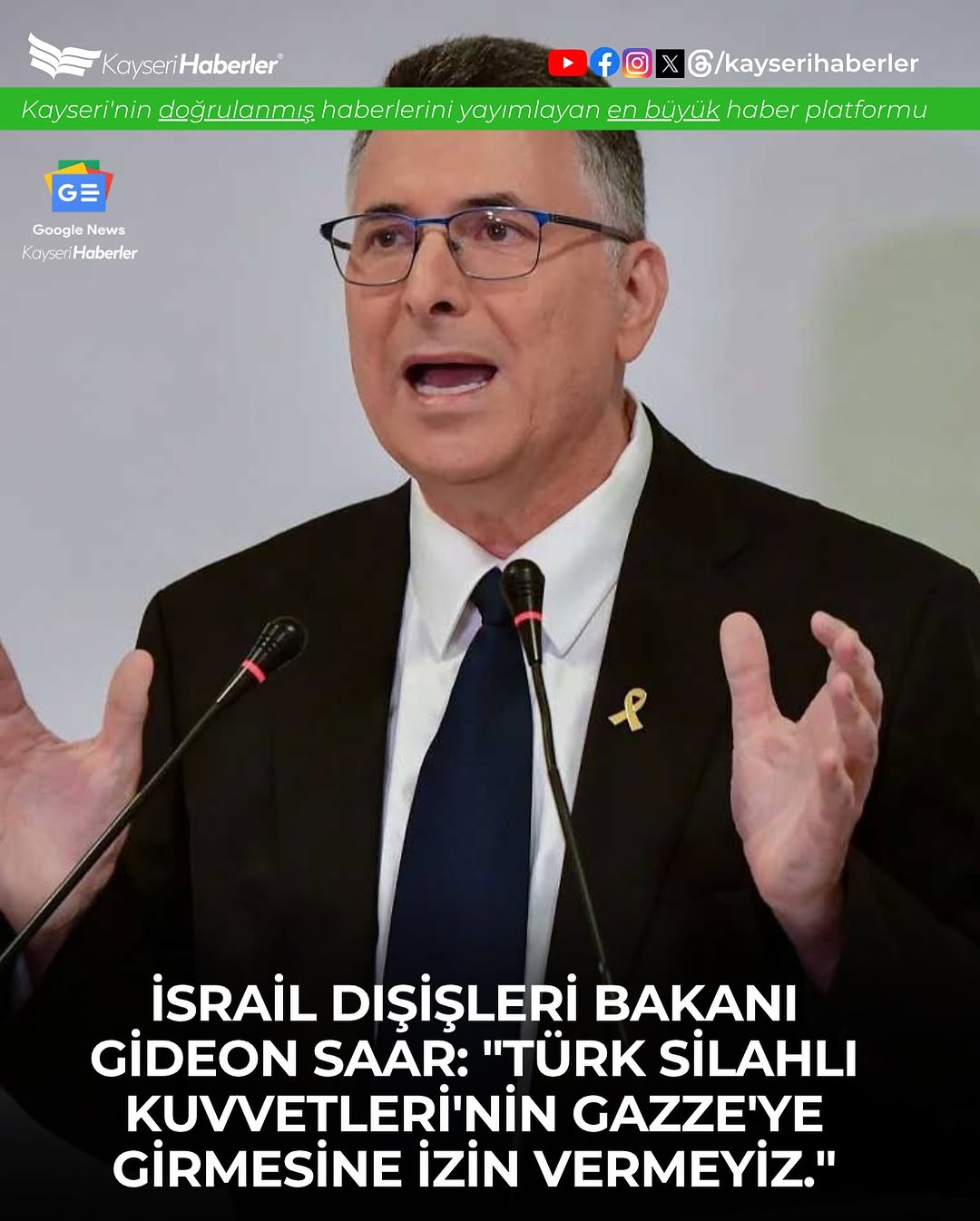 İsrail, Türkiye'nin Gazze'deki Askeri Varlığına Kesin Dille Karşı Çıktı