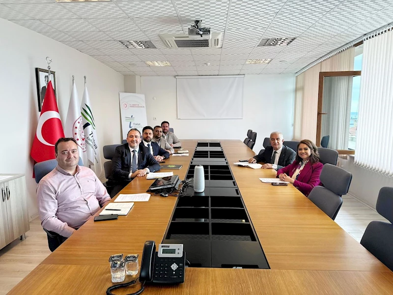 Müge Yıldız Topak, Ergene Belediye Başkanı Trakya Kalkınma Ajansı Genel Sekreteri Mahmut Şahin ile Görüştü