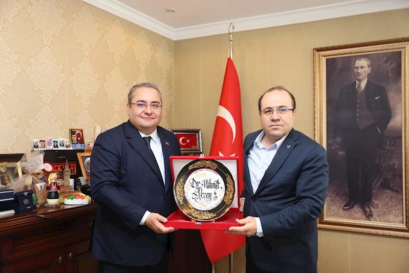 Cumhuriyet Halk Partisi Keçiören Belediye Başkan Adayı Dr. Mesut Özarslan ile Keçiören Kaymakamı Dr. Mehmet Akçay Arasında Görüşme Gerçekleşti
