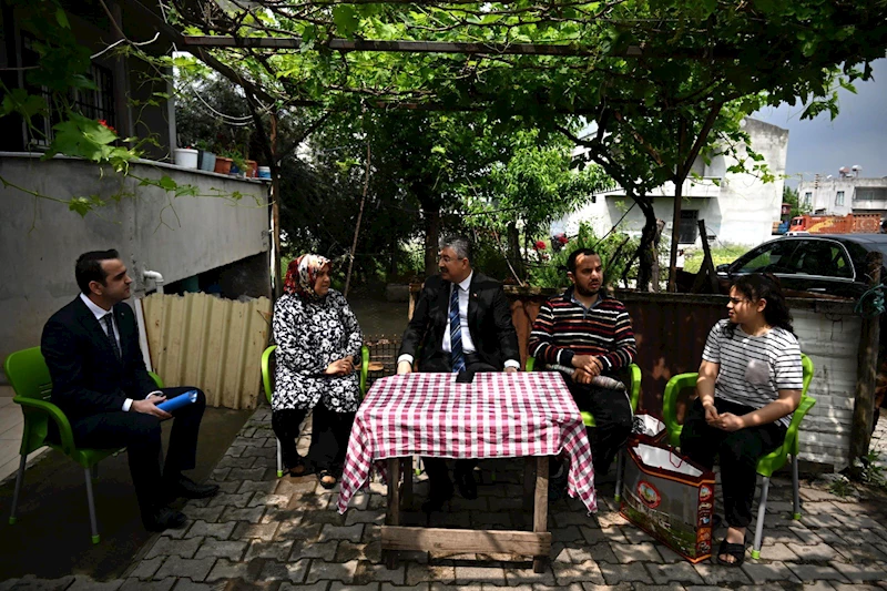Vali Dr. Erdinç Yılmaz Vatandaşları Evlerinde Ziyaret Etti