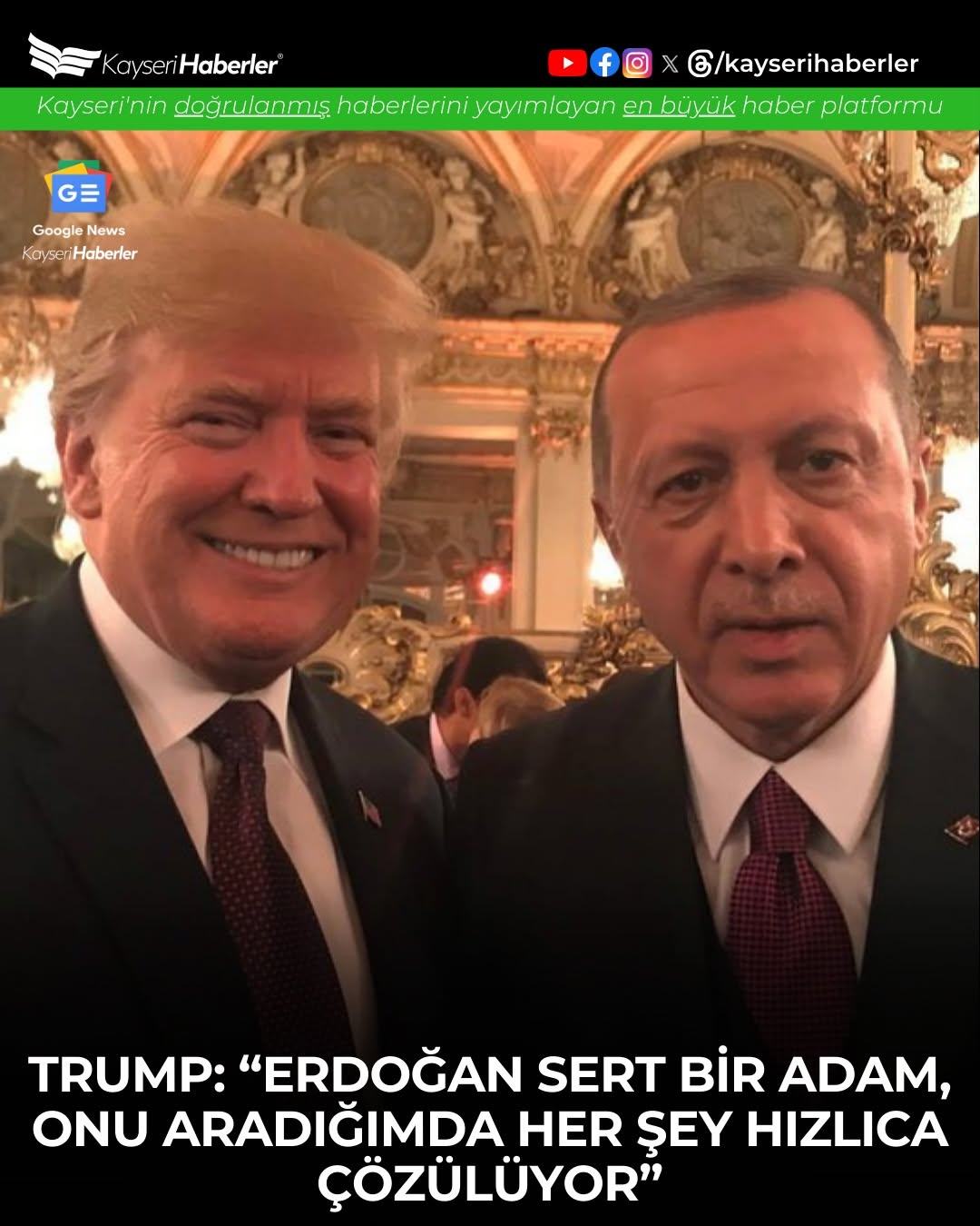 Trump'tan Erdoğan Yorumu: O Benim Dostum, NATO İçin Önemli Bir Ülke