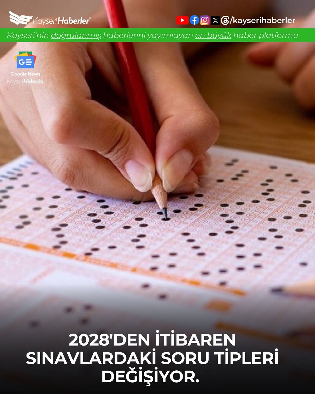 2028'de Sınav Sistemi Değişiyor: LGS ve YKS'de Yeni Soru Tipi