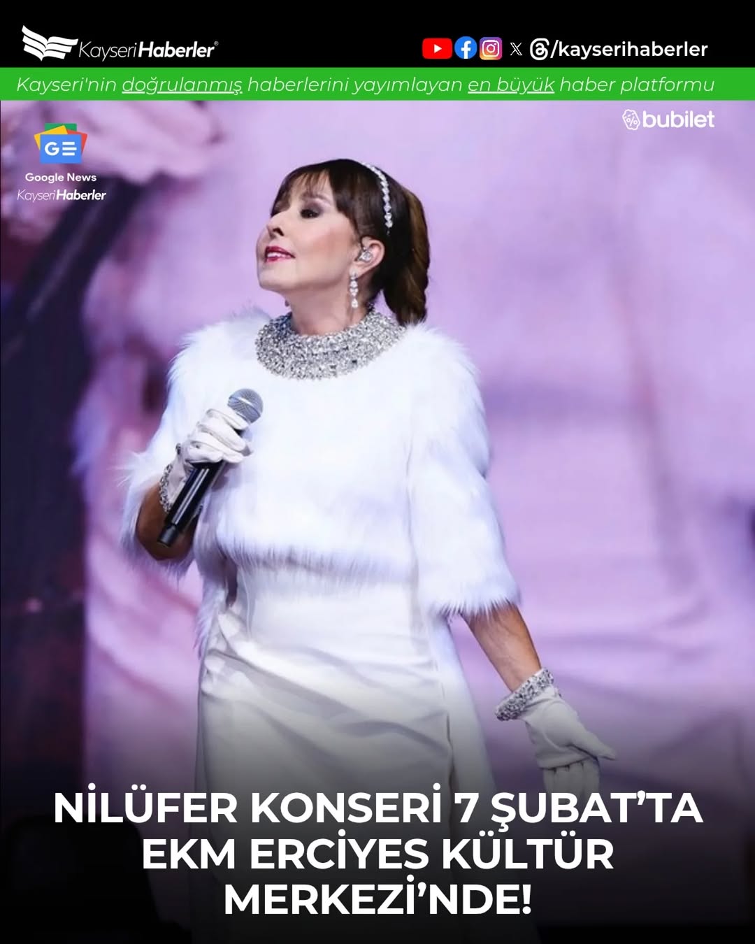 Nilüfer, 7 Şubat'ta Kayserililerle Buluşuyor