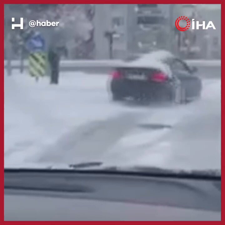 Kar Yağışında Tehlike Saçan Sürücü: Bursa'da Drift Yapılması