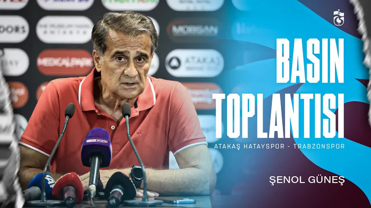 Teknik Direktör Şenol Güneş, Trabzonspor'un Hatayspor Maçı Değerlendirmesi