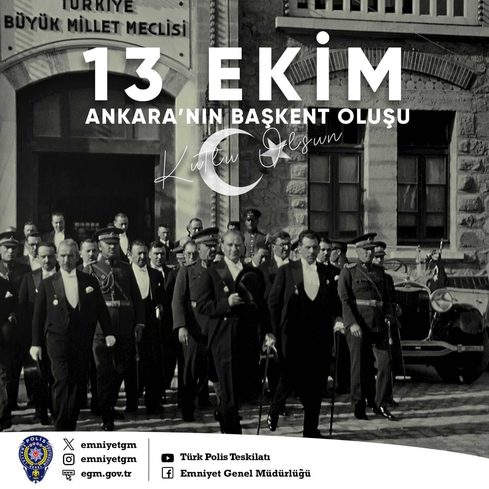 Türkiye Cumhuriyeti'nin Başkenti Ankara'nın Başkent Oluşunun 101. Yılı Coşkuyla Kutlanıyor