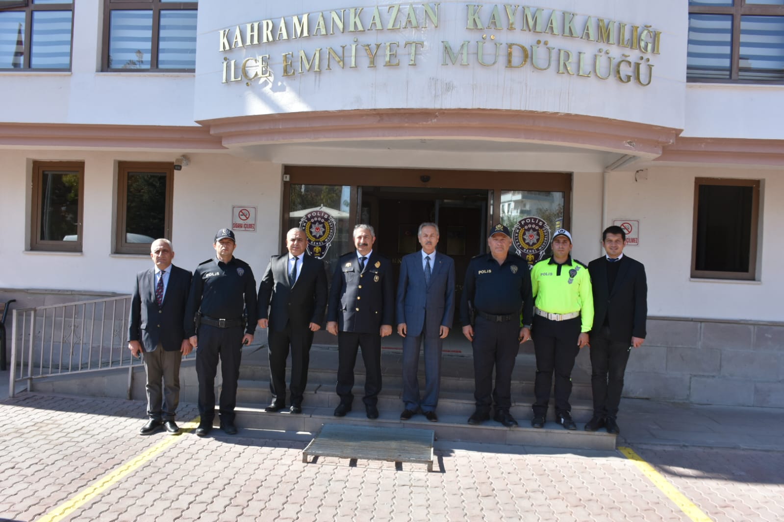 Kaymakamımız A. Selim PARLAR, Ankara İl Emniyet Müdürü Engin DİNÇ ile İlçe Emniyet Müdürlüğünü Ziyaret Etti