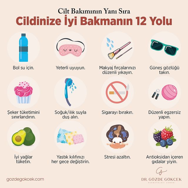 Cilt Bakım Rutini: Sağlıklı Bir Cilt İçin 12 Öneri