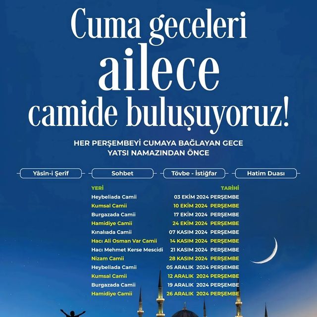 Aileyle Cami Etkinliği Devam Ediyor