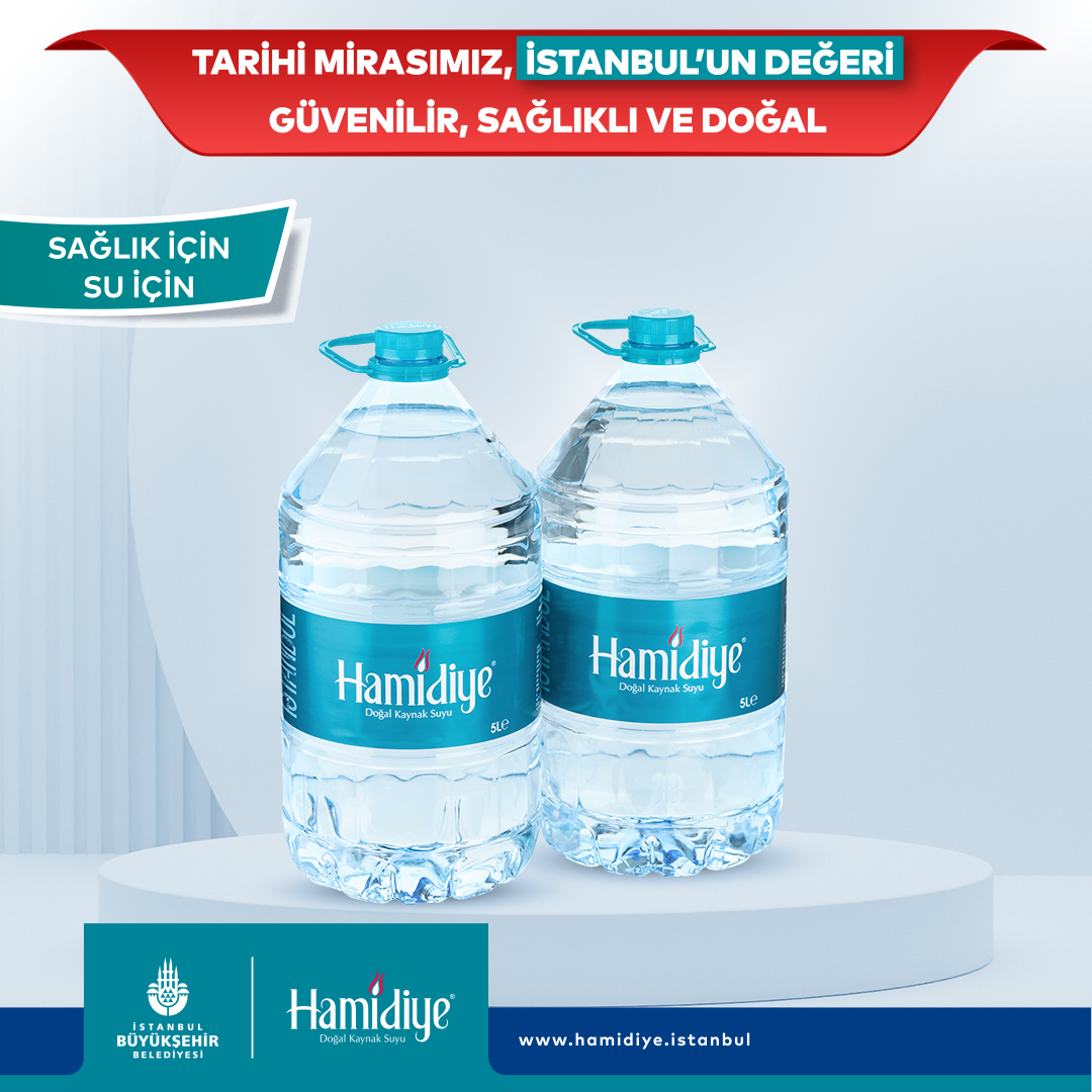 Hamidiye İstanbul, sağlıklı ve doğal kaynak suyu ürünleri sunuyor