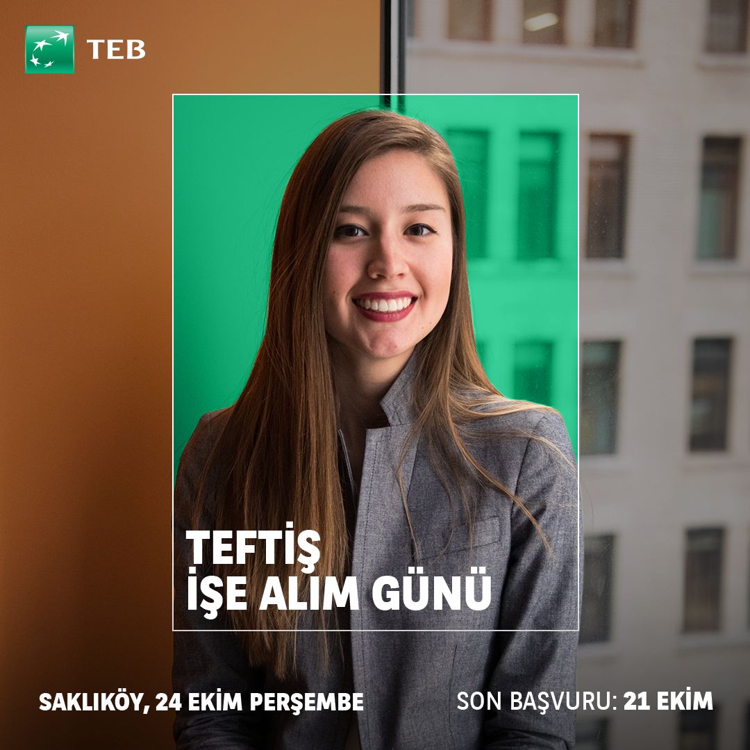 TEB Teftiş İşe Alım Günü'ne Öğrenciler Davet Ediyor