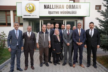 Nallıhan'da Tarım ve Orman Yönetimi Ziyareti