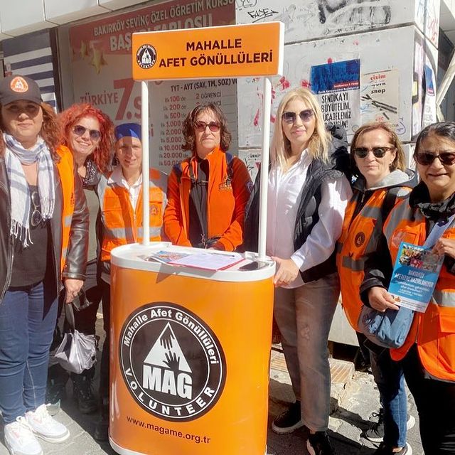 Mahalle Afet Gönüllüleri, Cevizlik Mahallesi'nde Stand Açtı