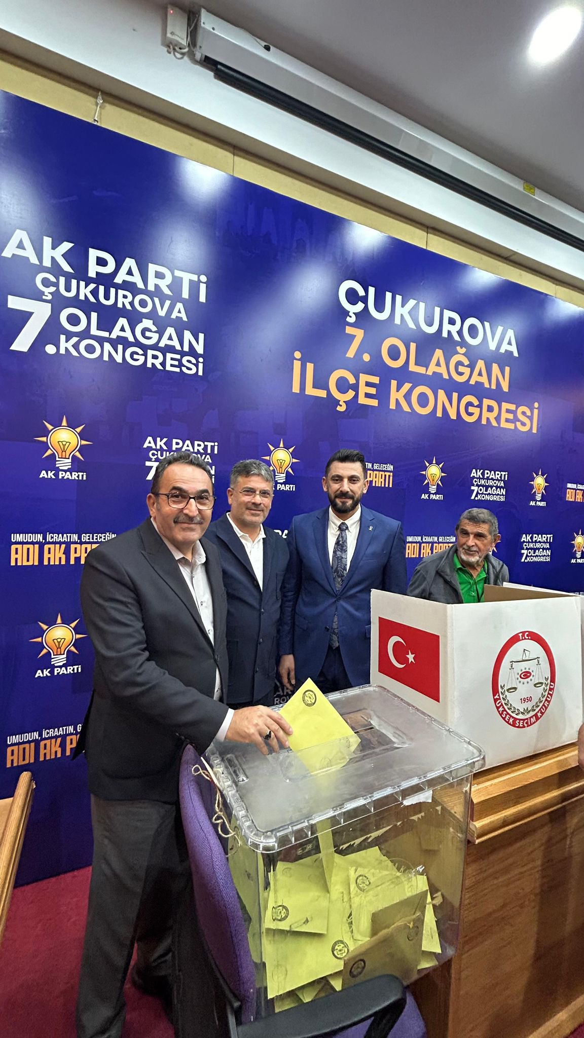 AK Parti Çukurova İlçe Başkanlığı Kongresi Gerçekleştirildi