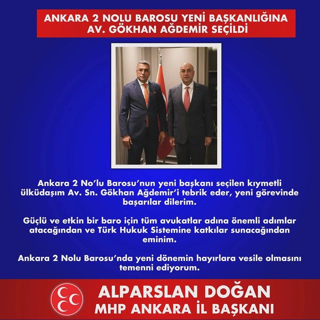 Ankara 2 No’lu Barosu’nda Yeni Dönem