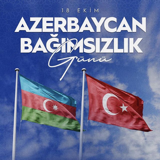 Ankara Büyükşehir Belediye Başkanı Mansur Yavaş, Azerbaycan’ın Bağımsızlık Günü’nü Kutladı