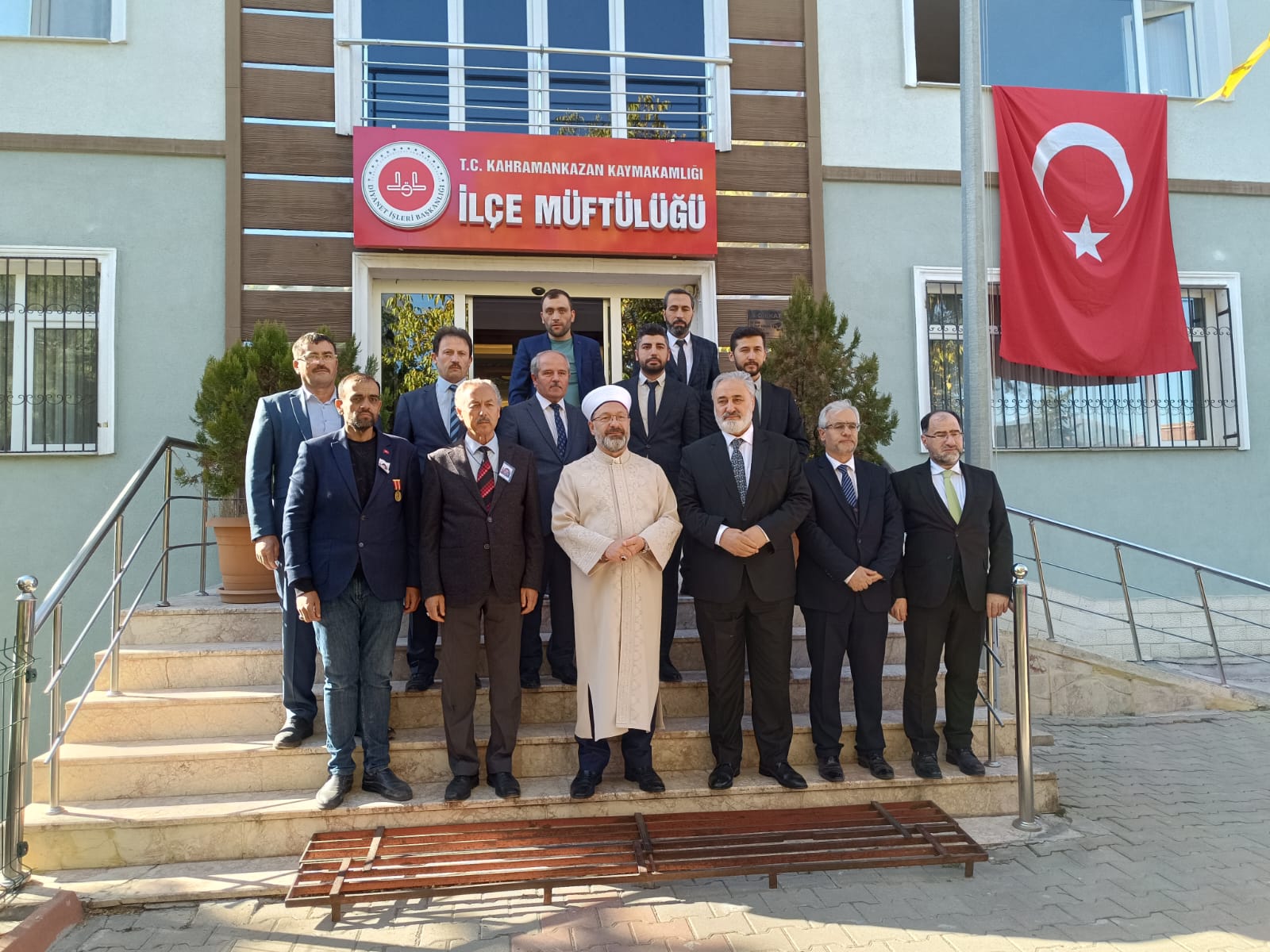 Diyanet İşleri Başkanı Prof. Dr. Ali Erbaş, Ankara İl Müftüsü Dr. Hasan Çınar İlçe Müftümüzü Ziyaret Etti