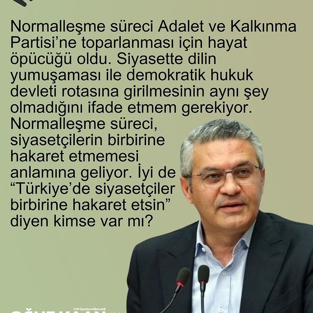 CHP İstanbul Milletvekili Oğuz Kaan Salıcı'dan Türkiye ve Dünya Meseleleriyle İlgili Değerlendirmeler