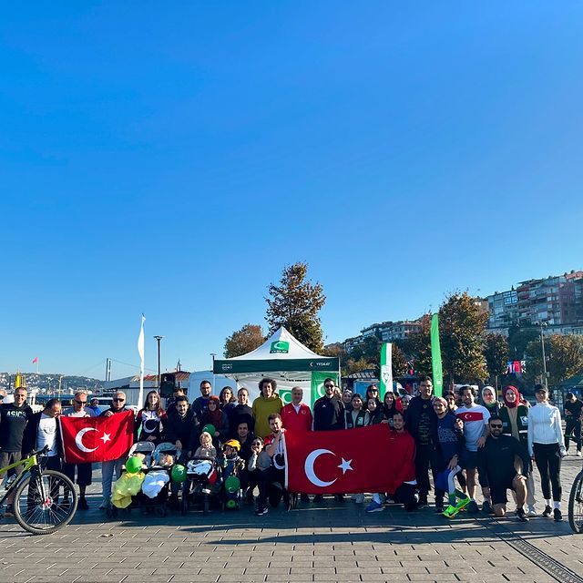 Yeşilay Üsküdar Şubesi, Yeşilay Spor Kulübü ve Üsküdar Gençlik ve Spor İlçe Müdürlüğü İş Birliğiyle Koşu ve Yürüyüş Etkinliği Düzenlendi