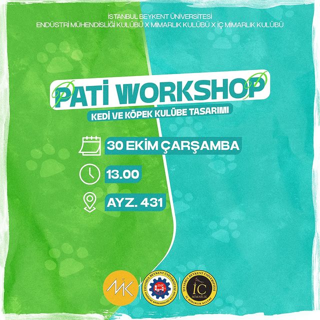 Dönemin İlk Sosyal Sorumluluk Etkinliği: Pati Workshop