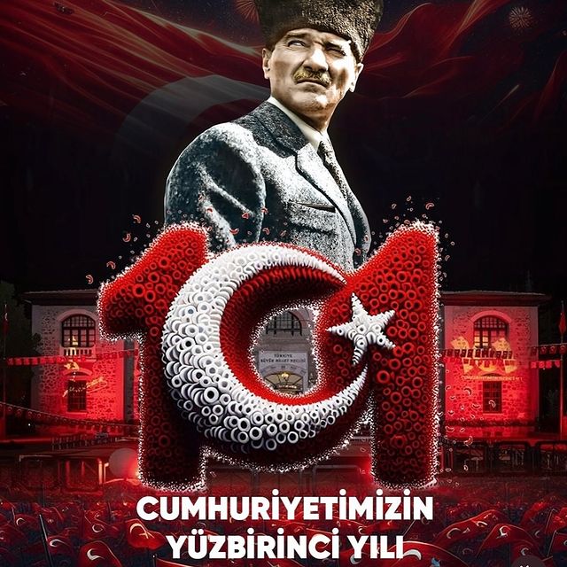 Cumhuriyetimizin 101. Yılı Kutlandı