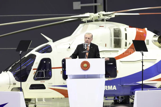 Cumhurbaşkanı Erdoğan'ın Katıldığı T625 Gökbey Helikopteri Teslimat Töreni