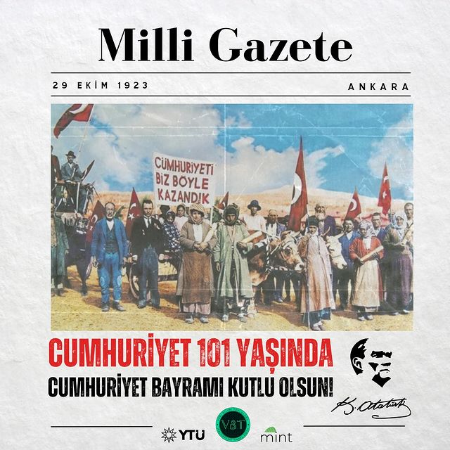 29 Ekim 2023 Cumhuriyet Bayramı Kutlamaları