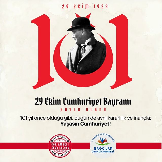 Cumhuriyetimizin 101. Yıl Dönümü Coşkuyla Kutlandı