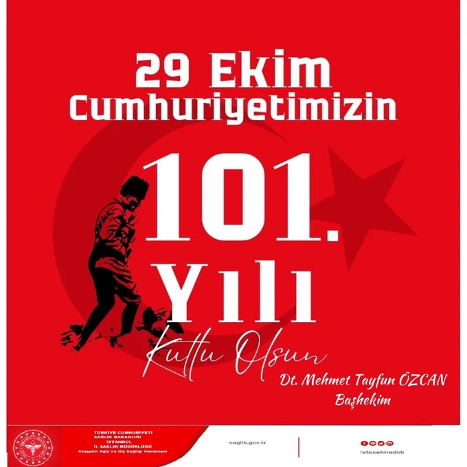 Cumhuriyetimizin 101. Yılı Kutlu Olsun!