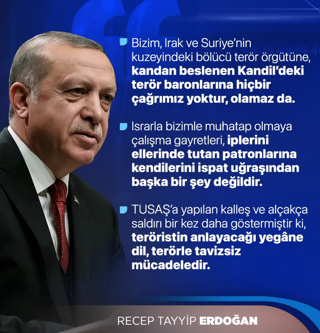 Cumhurbaşkanı Recep Tayyip Erdoğan'dan Terörle Mücadele Açıklaması