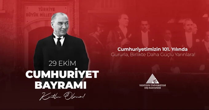 Yeditepe Üniversitesi Diş Hastanesi'nden Cumhuriyet Bayramı Kutlaması