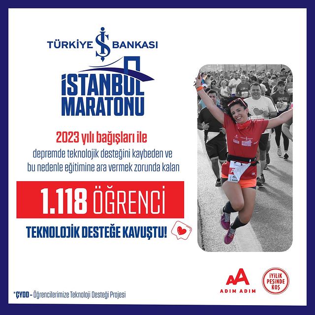 İstanbul Maratonu’nda İyilik İçin Koşuldu