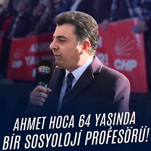 Sosyoloji Profesörü Ahmet Özer Adaylık Sürecine Girdi