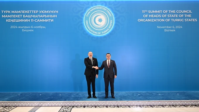 Azerbaycan Cumhurbaşkanı İlham Aliyev, Türk Devletleri Teşkilatı Zirvesi'nde