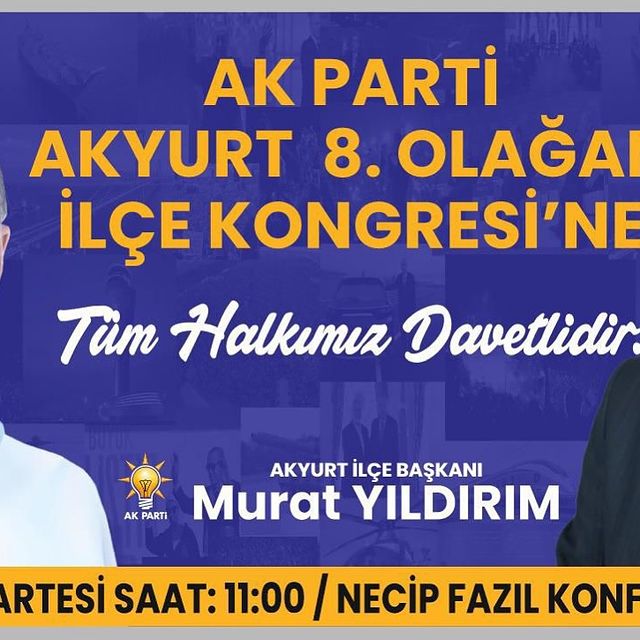 AK Parti 8. Olağan Kongresini Düzenleyecek