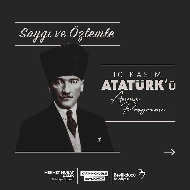 10 Kasım'da Atatürk'ü Anma Etkinlikleri