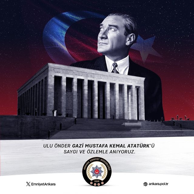 Gazi Mustafa Kemal Atatürk'ün Ölüm Yıl Dönümü Anılıyor