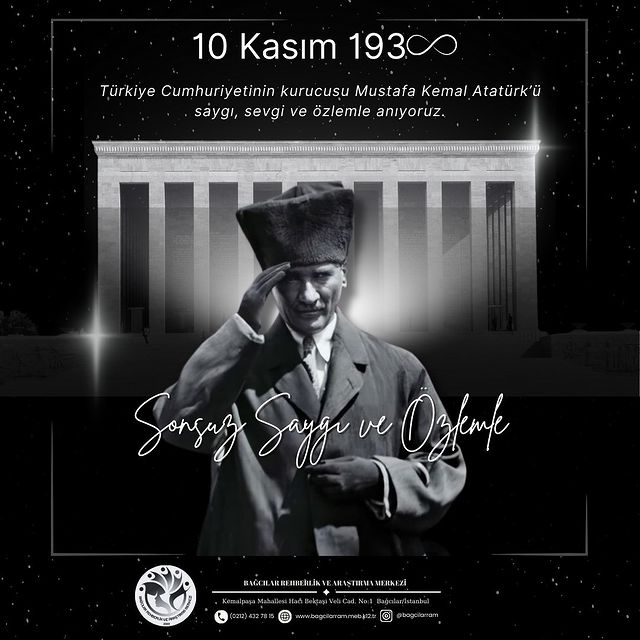 Ulu Önder Gazi Mustafa Kemal Atatürk'ün Aramızdan Ayrılışının 86. Yılında Anma Etkinlikleri Yapıldı