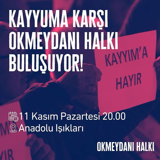 Okmeydanı Halkı, Kayyum Atamalarına Tepki Gösteriyor