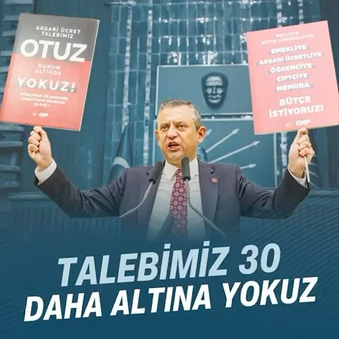 CHP Genel Başkanı Özgür Özel'den Emekli Maaşlarına İlişkin Çağrı