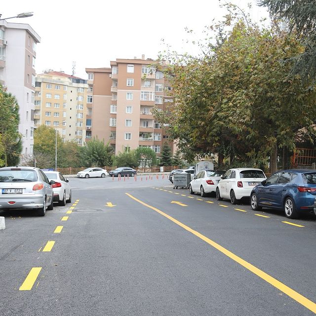 İstanbul Kâğıthane Belediyesi, Yol Çizgi Çalışmalarına Başladı