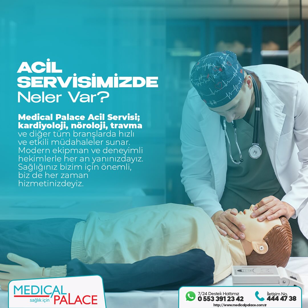 Medical Palace Acil Servisi: Hızlı ve Etkili Sağlık Hizmeti