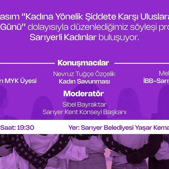 25 Kasım Kadına Yönelik Şiddete Karşı Uluslararası Mücadele Günü