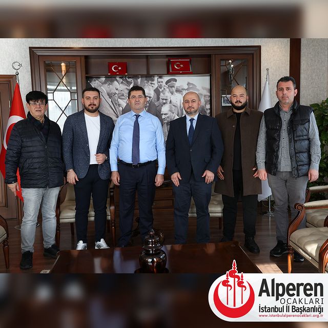 İstanbul Alperen Ocakları İl Başkanı Erdal Taşkın, Çekmeköy Belediye Başkanı Orhan Çerkez'le Görüştü