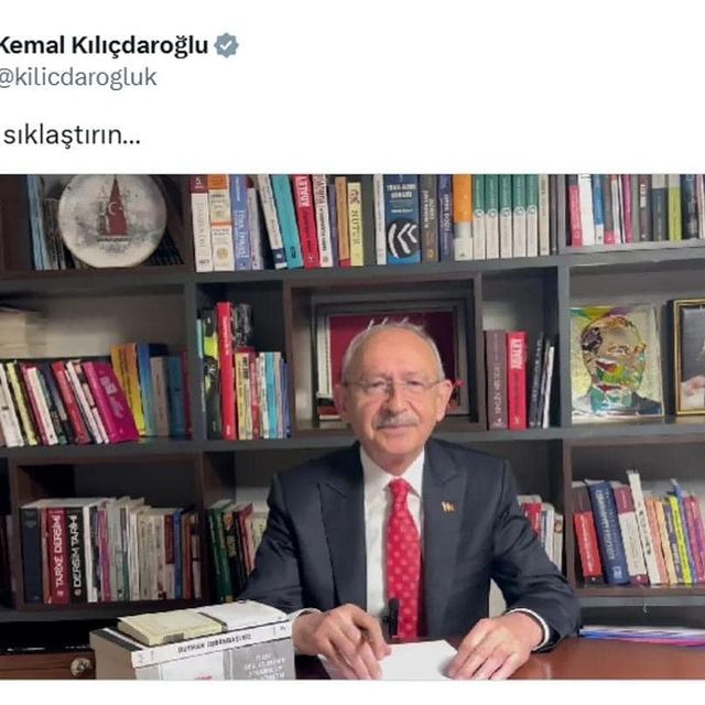 CHP Genel Başkanı Kemal Kılıçdaroğlu'na Destek Mesajları