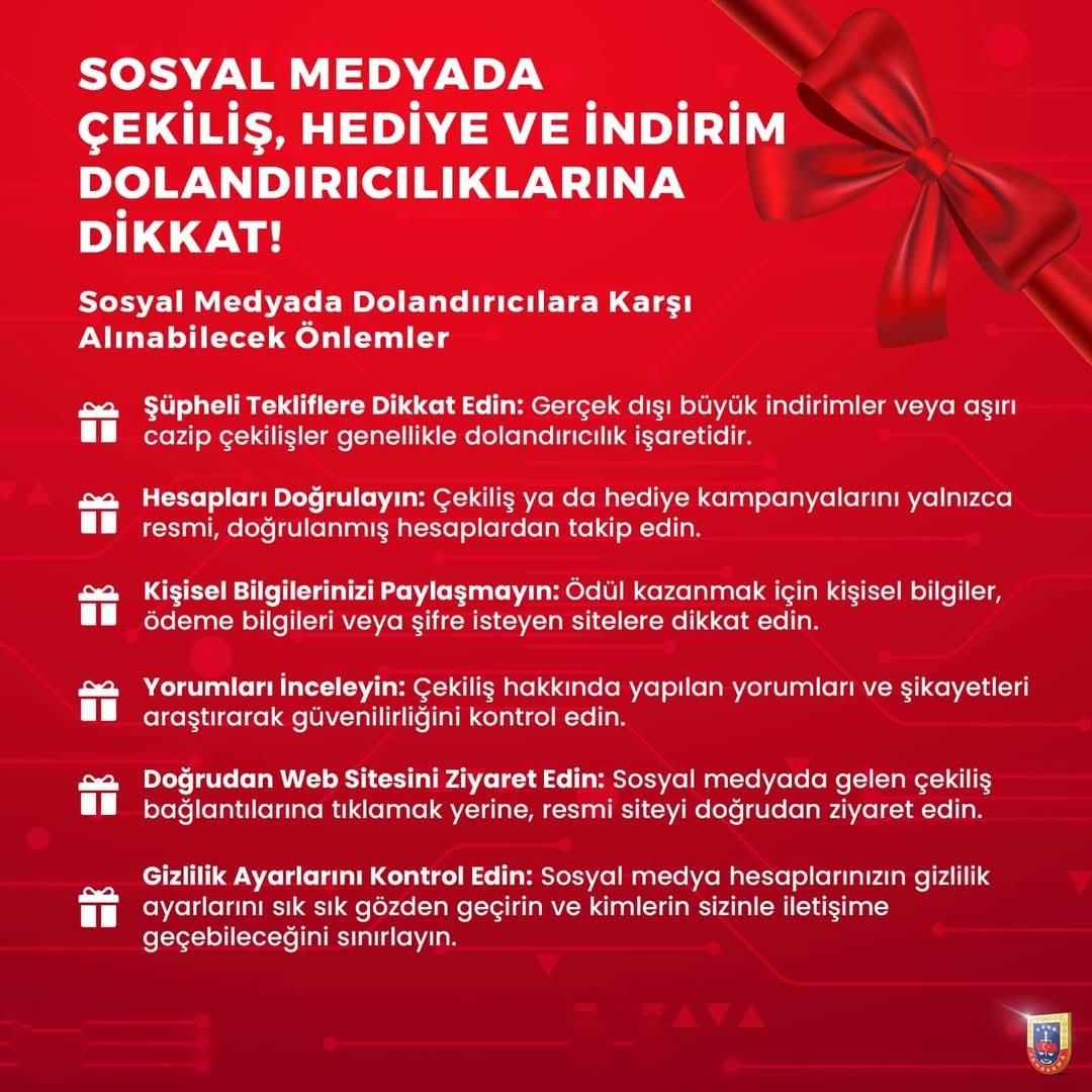 Sosyal Medyada Dolandırıcılığa Karşı Dikkatli Olun!