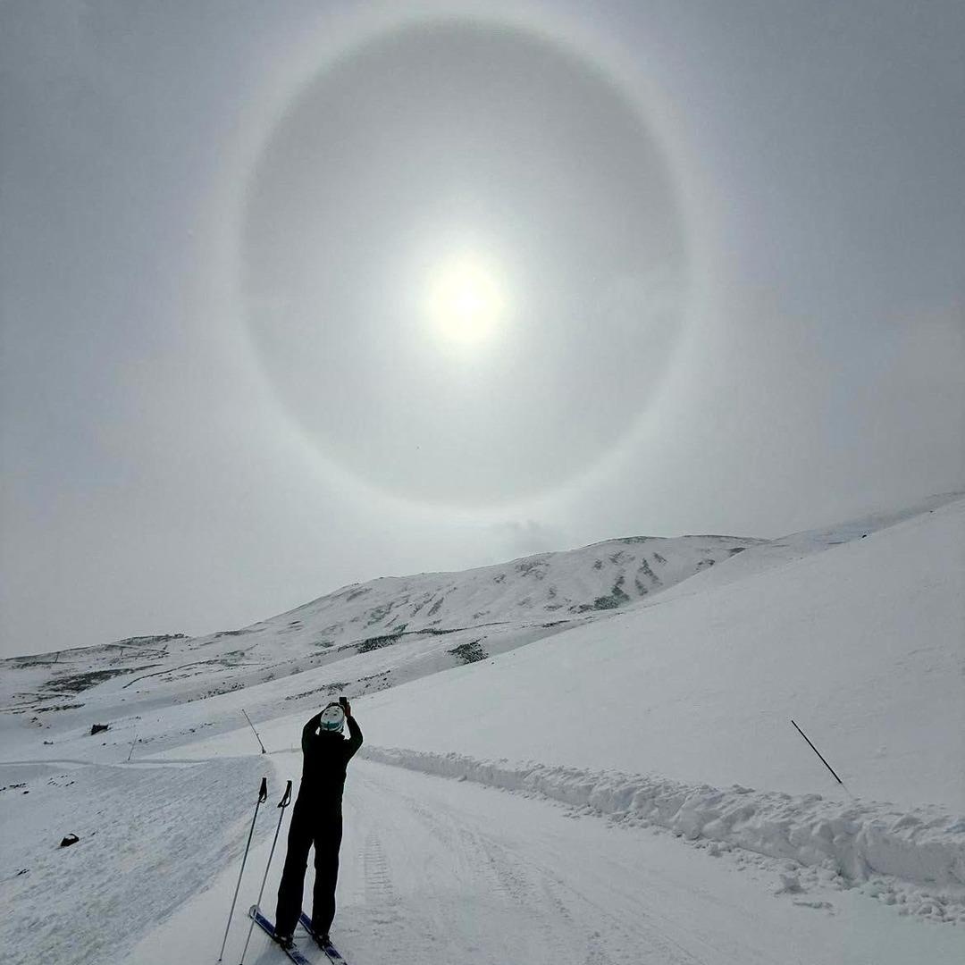 Erciyes'te Güneşin Etrafında Halo Gözlemlendi