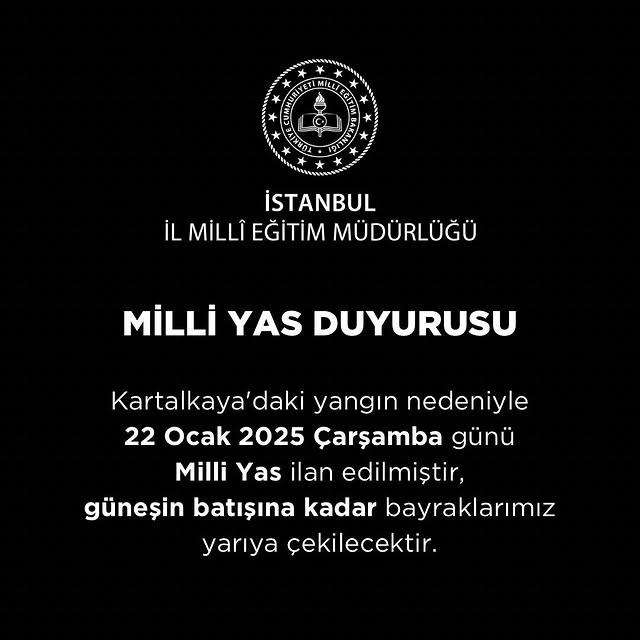 Kartalkaya'da Yangın: Ülkemizde Milli Yas İlan Edildi