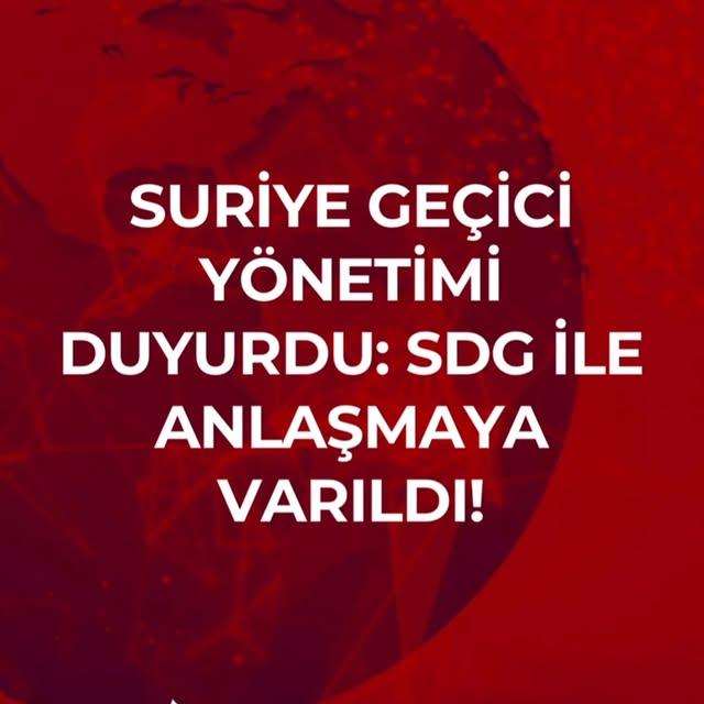 SDG ve Suriye Devlet Kurumları Arasında Anlaşma